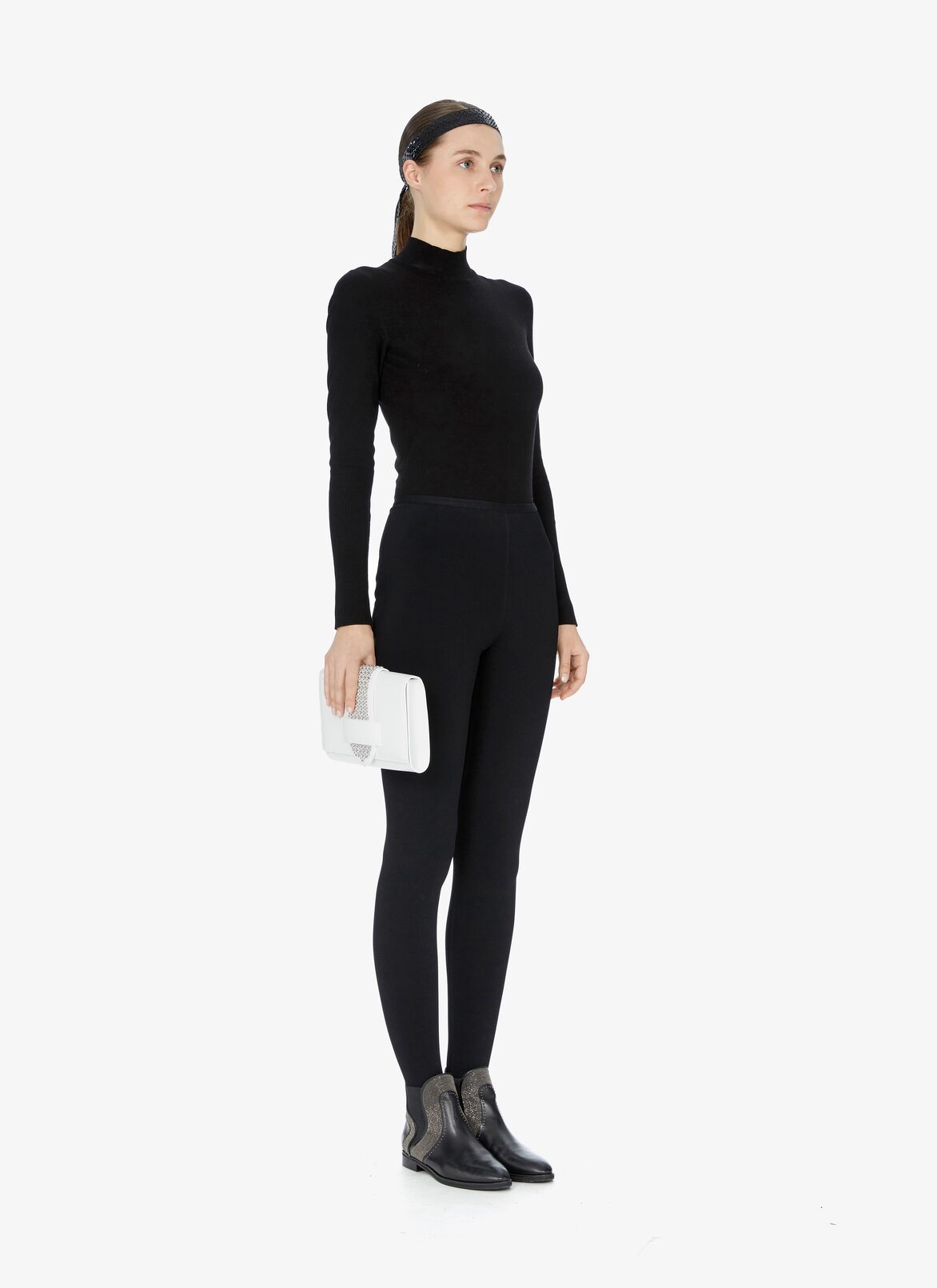SIMONE CLUTCH ALAÏA WHITE SIMONE CLUTCH